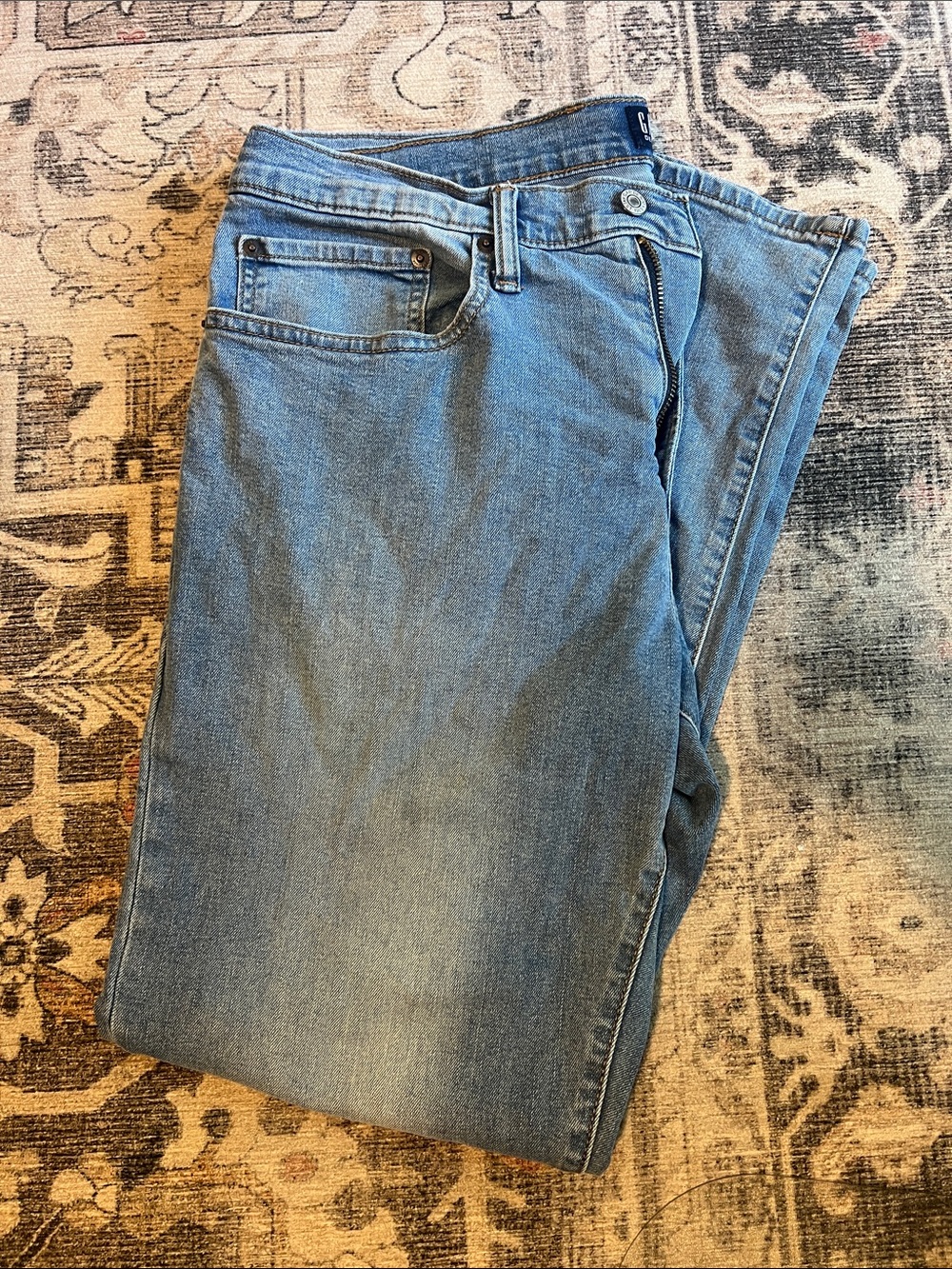 GAP Men's Light Blue slim Denim Jeans
